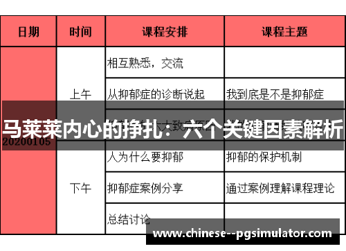 马莱莱内心的挣扎：六个关键因素解析